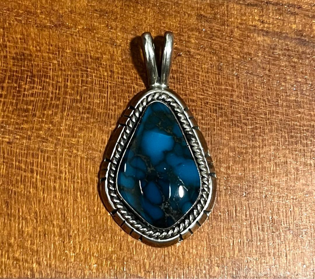 故ゲーリーリーブス　ターコイズペンダント　インディアンジュエリー　navajo