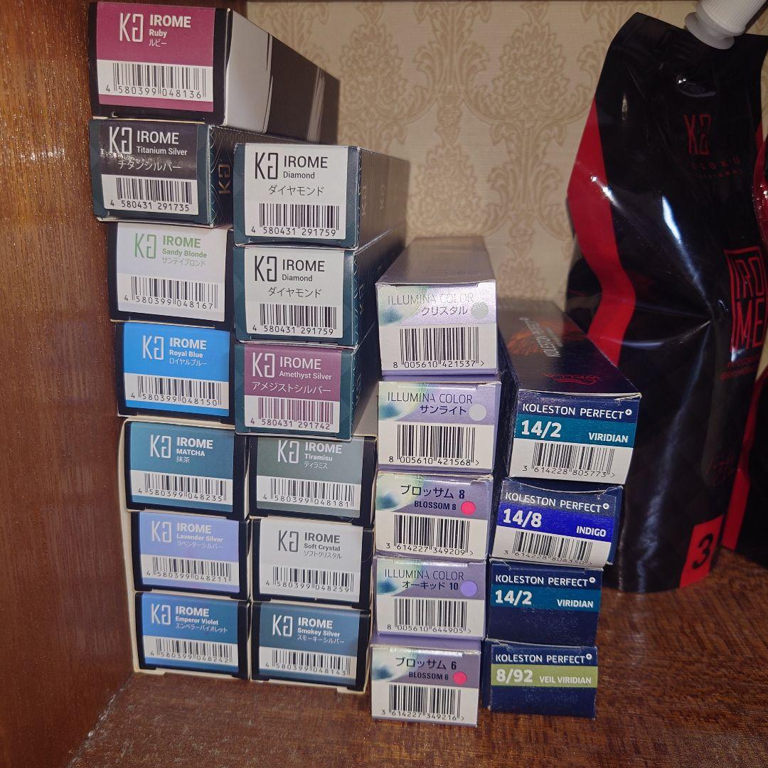 カラー剤　ブリーチ剤まとめ売り　バラ売りも可