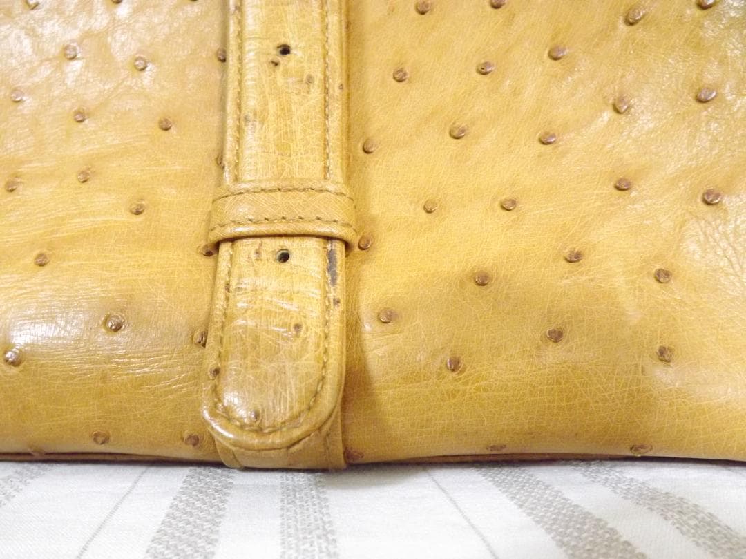 ジャンフランコフェラーリ ヴィンテージ　オーストリッチ　ビジネス　バッグ