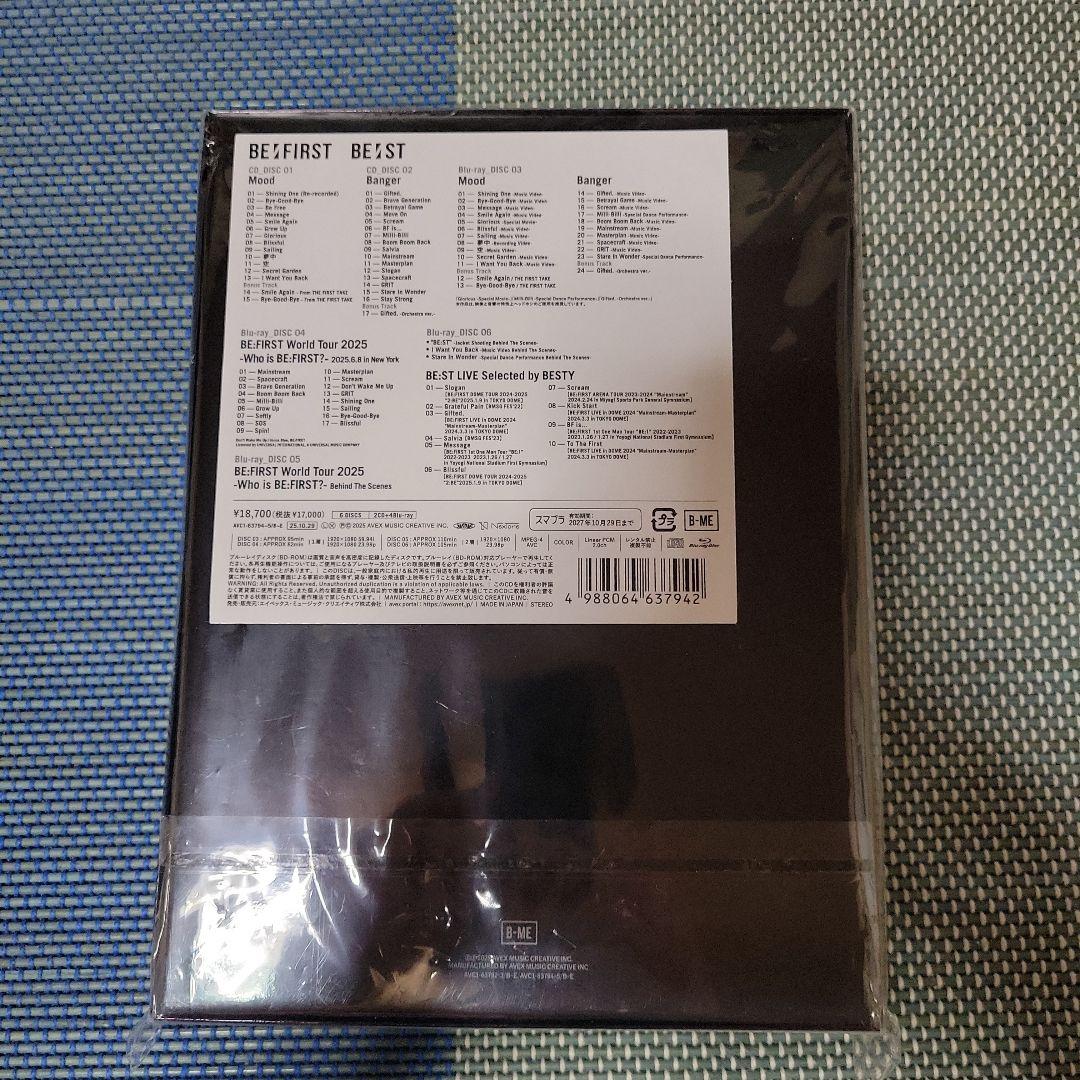 BE:FIRST BE:ST Blu-ray BMSG SHOP 限定