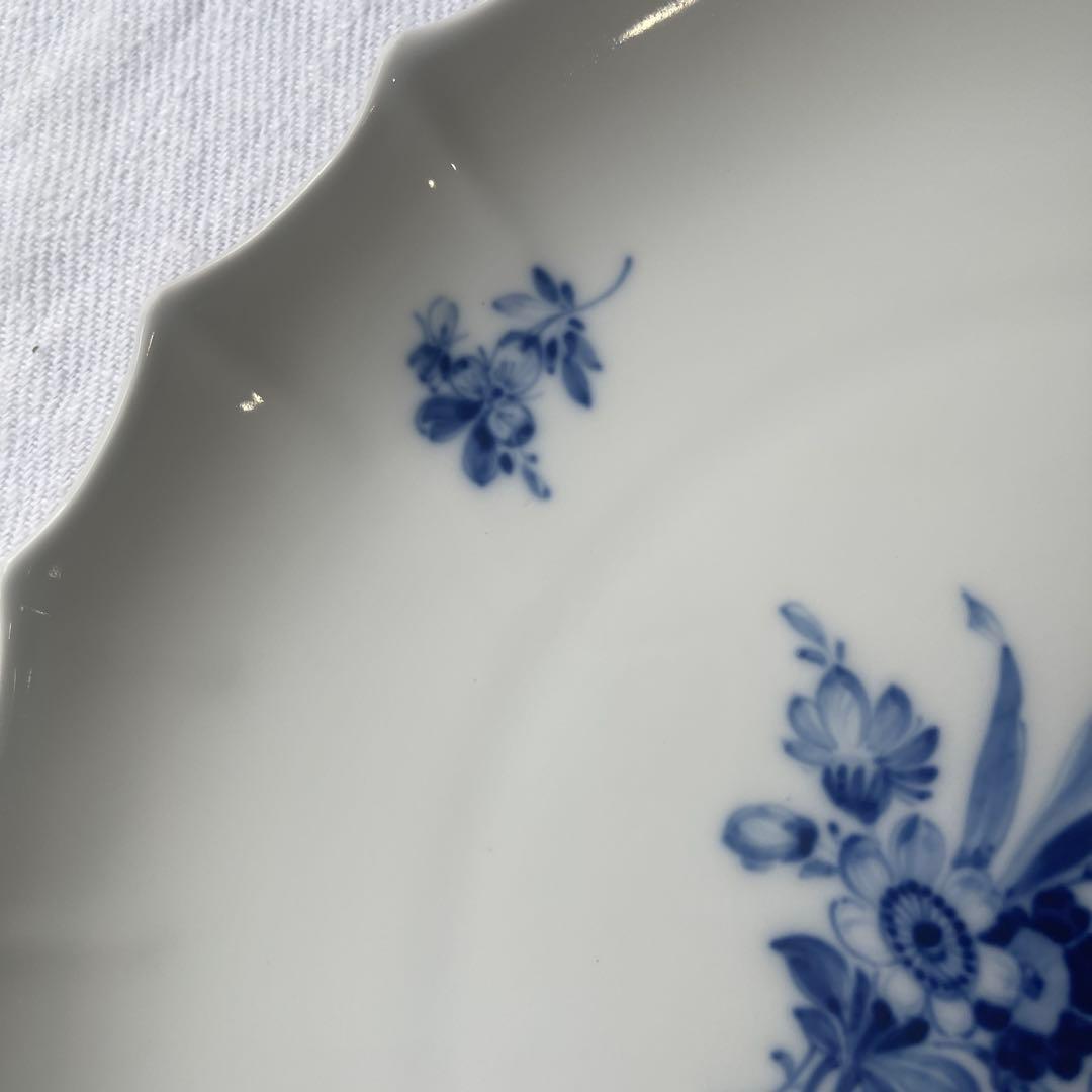 マイセン　青い花　Meissen 大皿　ブルーフラワー　28cm