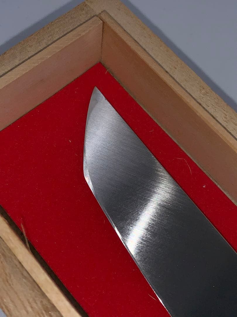 新品　池田辰夫「堺一文字忠國 本焼 柳刃包丁（無銘・鏡面仕上げ）