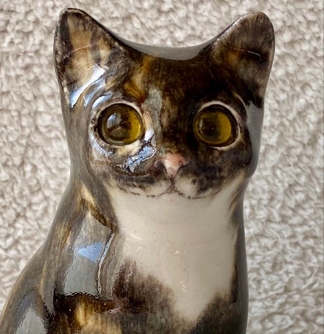 ウィンスタンレイキャット　ケンジントンキャット　三毛サビ仔猫　サイズ2　貫入無し