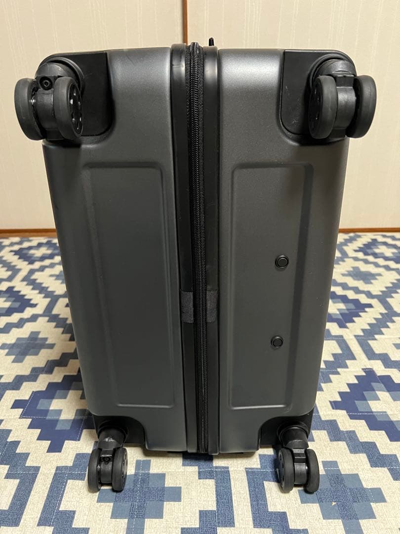【値下げ】無印良品　バーを自由に調節できるキャリーケース（１０５Ｌ）ダークグレー
