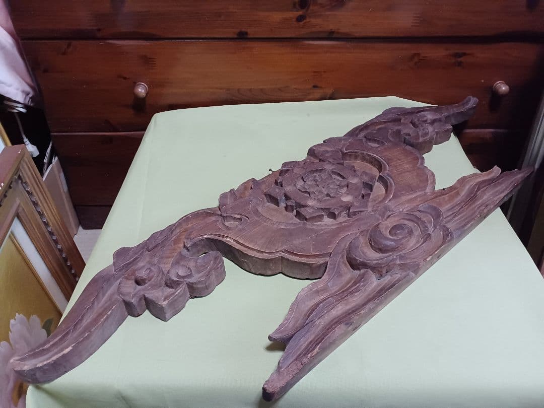 我苑　嘉永元年奉納　「懸魚」 彫刻　仏教美術寺院装飾　「火伏せ」「魔除け」