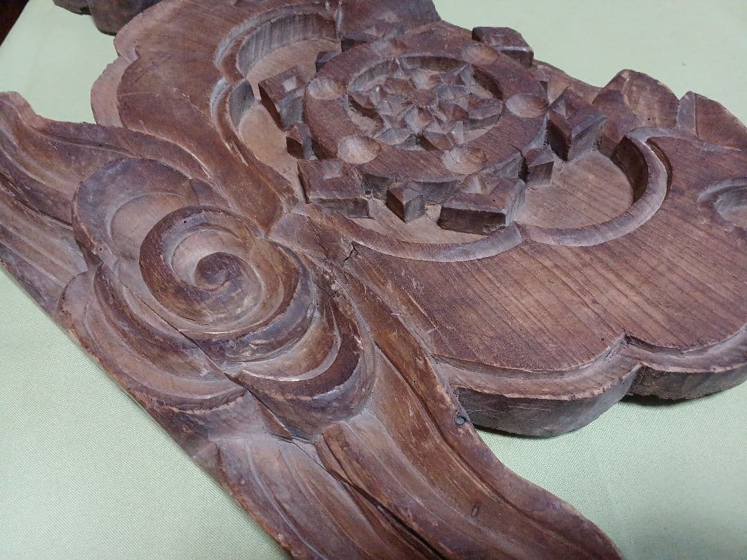 我苑　嘉永元年奉納　「懸魚」 彫刻　仏教美術寺院装飾　「火伏せ」「魔除け」