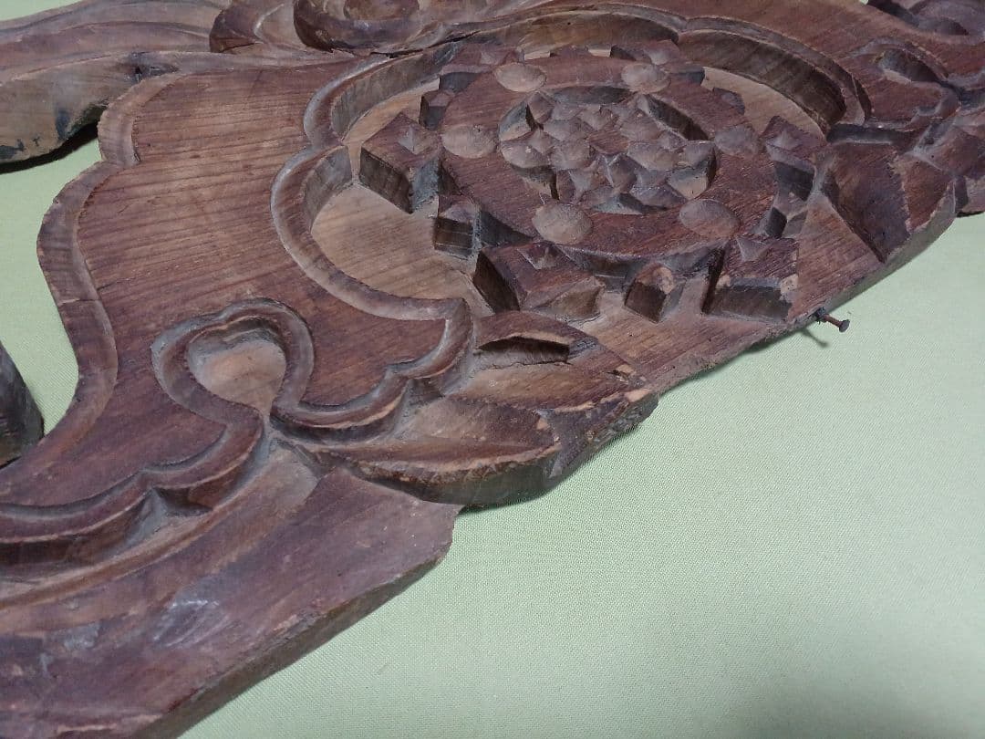 我苑　嘉永元年奉納　「懸魚」 彫刻　仏教美術寺院装飾　「火伏せ」「魔除け」