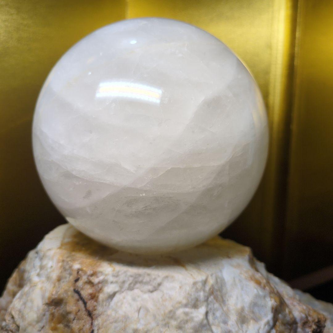 水晶 スフィア 直径約120mm 約2.1kg 丸玉 天然石 パワーストーン