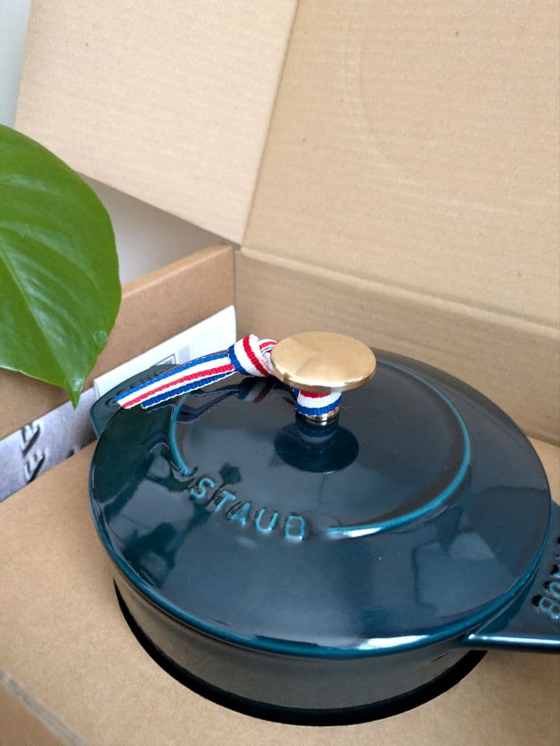【公式ストア購入】STAUB ラメール ココットデゴハン 16cm 2合 真鍮