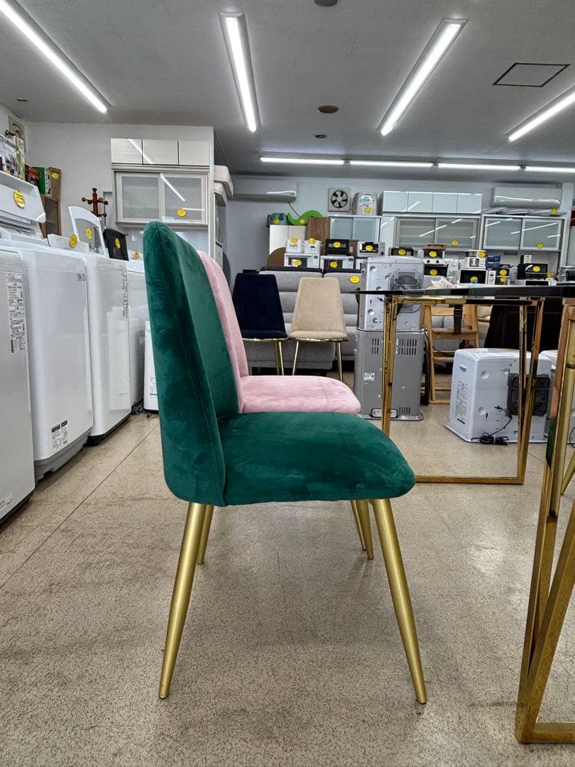 フランフラン Francfranc フェリシテ クリアガラスダイニング5点セット