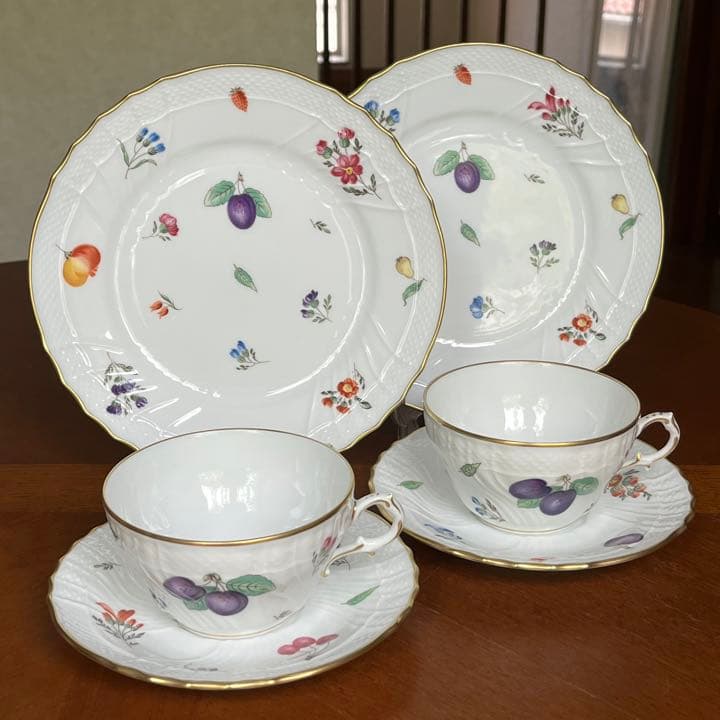 【レア美品】リチャードジノリ★ベッキオペルージャ★トリオ　ペア