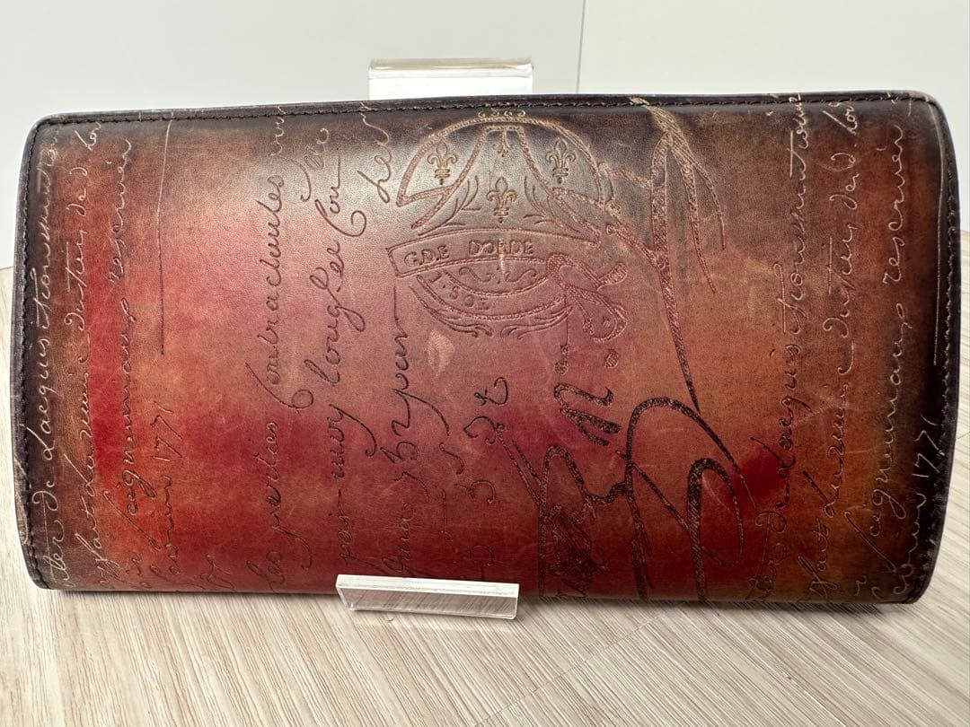 希少品 Berluti ベルルッティ カリグラフィ ロングウォレット 長財布