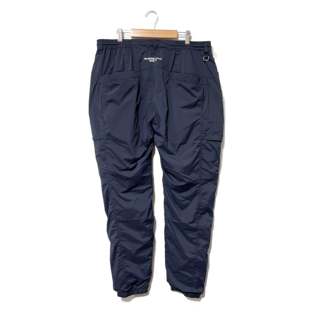 新品 ラッセルノ ゴルフ コンバットポケット ナイロン セットアップ 2XL 紺
