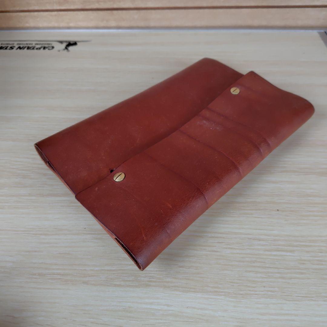 ブラウンレザー ティッシュボックス　アナロジコ