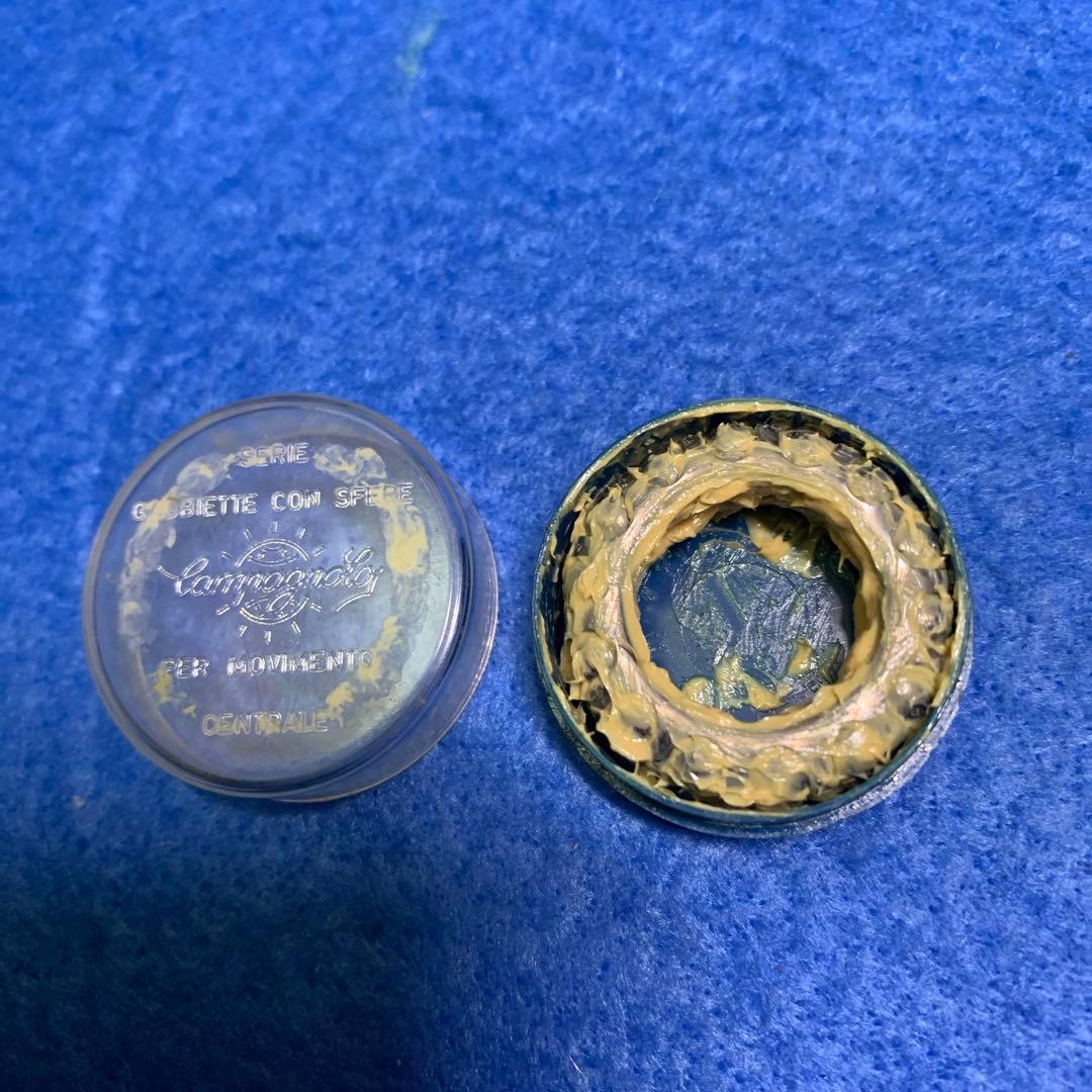 カンパニョーロスーパーレコードボトムブラケット　チタンシャフトＷロード用