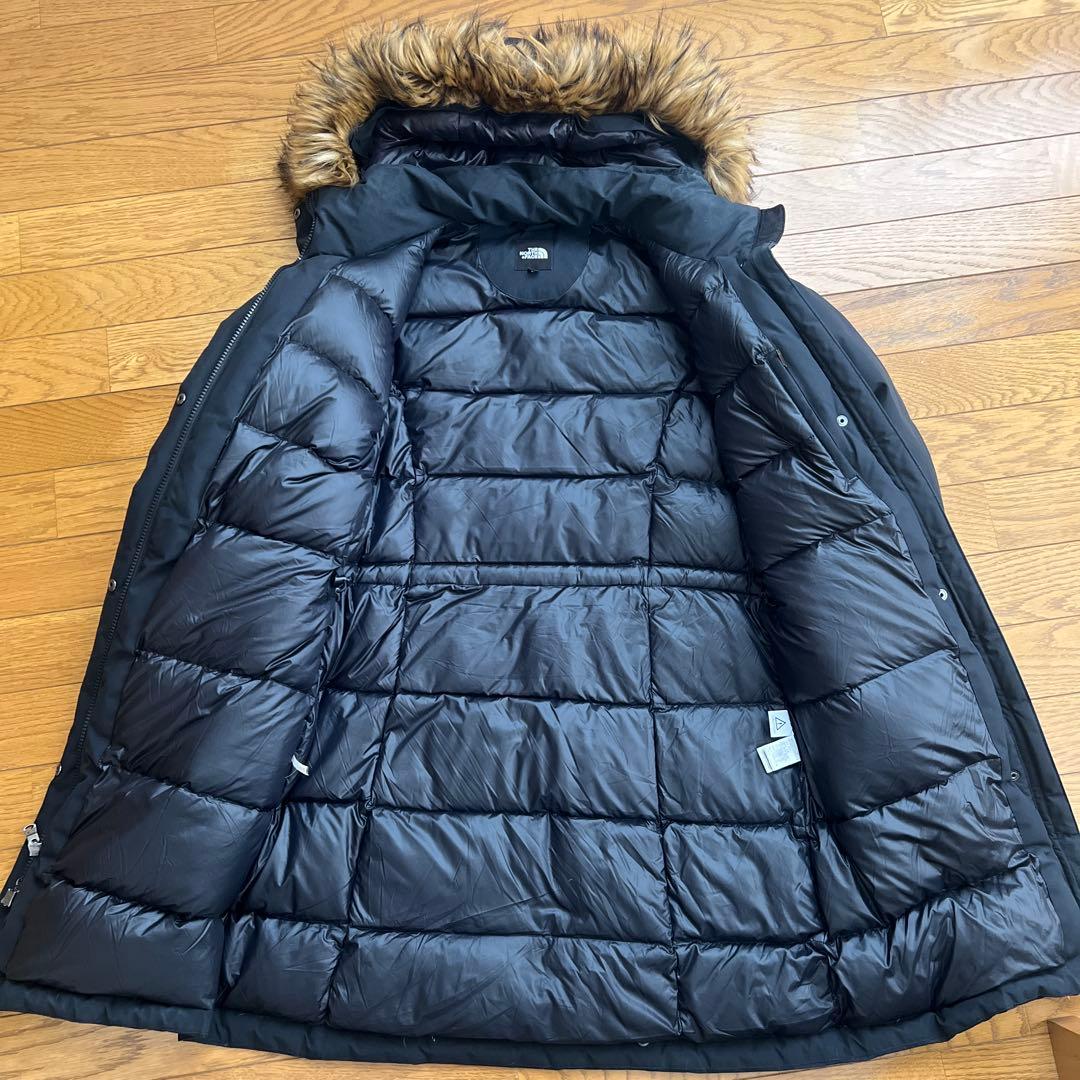 日本未入荷　ノースフェイス　レディース　ロングダウン　モッズコート　L 黒