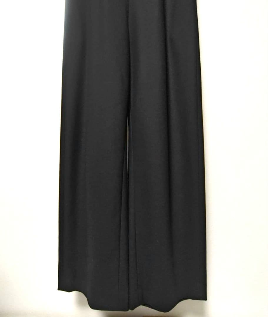 23SS IENA maisonコンパクトツイルサロペット 36 黒 レディース