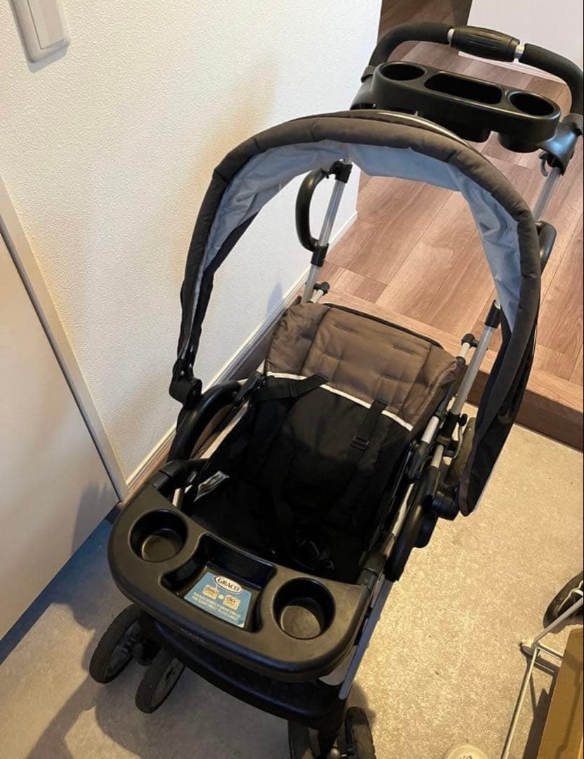 GRACO グレコ RoomFor2 ルームフォーツー 2人乗りベビーカー 黒