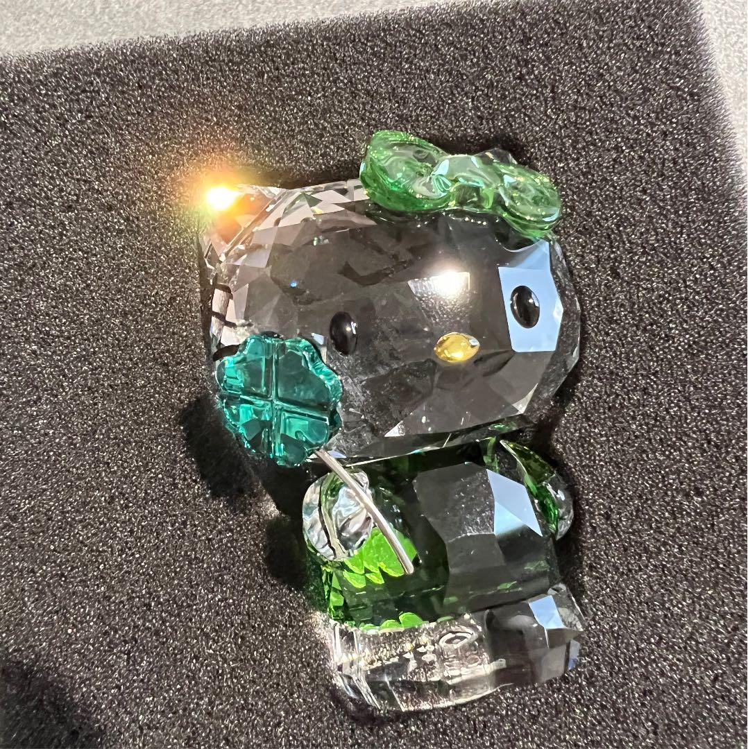 SWAROVSKI ハローキティ スワロフスキー クリスタル クローバー