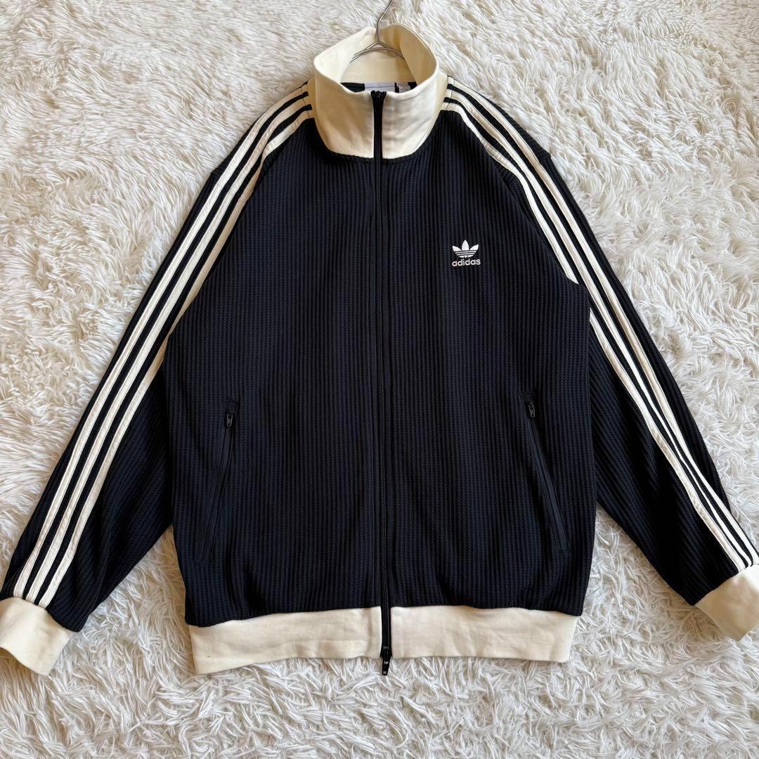 【韓国限定✨️】adidas トラックジャケット ワッフル ベッケンバウアー 黒