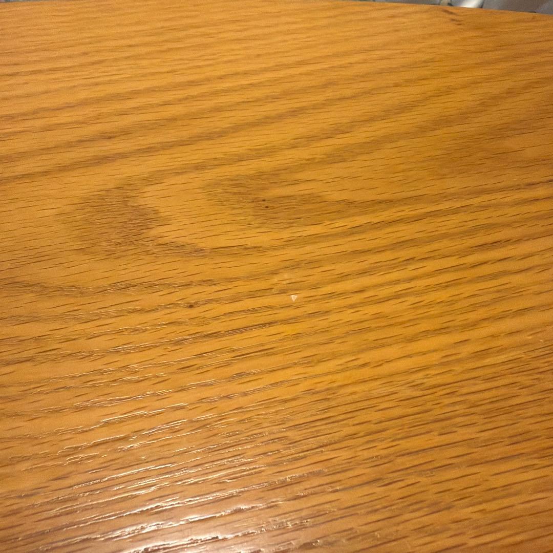 リビング　テーブル　木製　折りたたみ　楕円