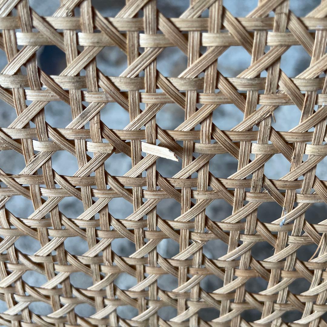 年末・年始SALE ビンテージ ラタンダイニングチェア　カフェチェア 剥離