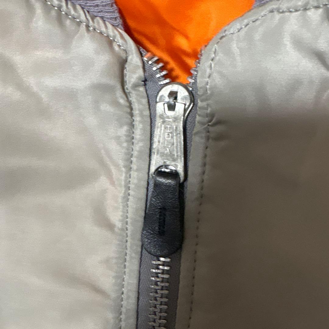 alpha ma1 90s 80s USA製 シルバー ldeal