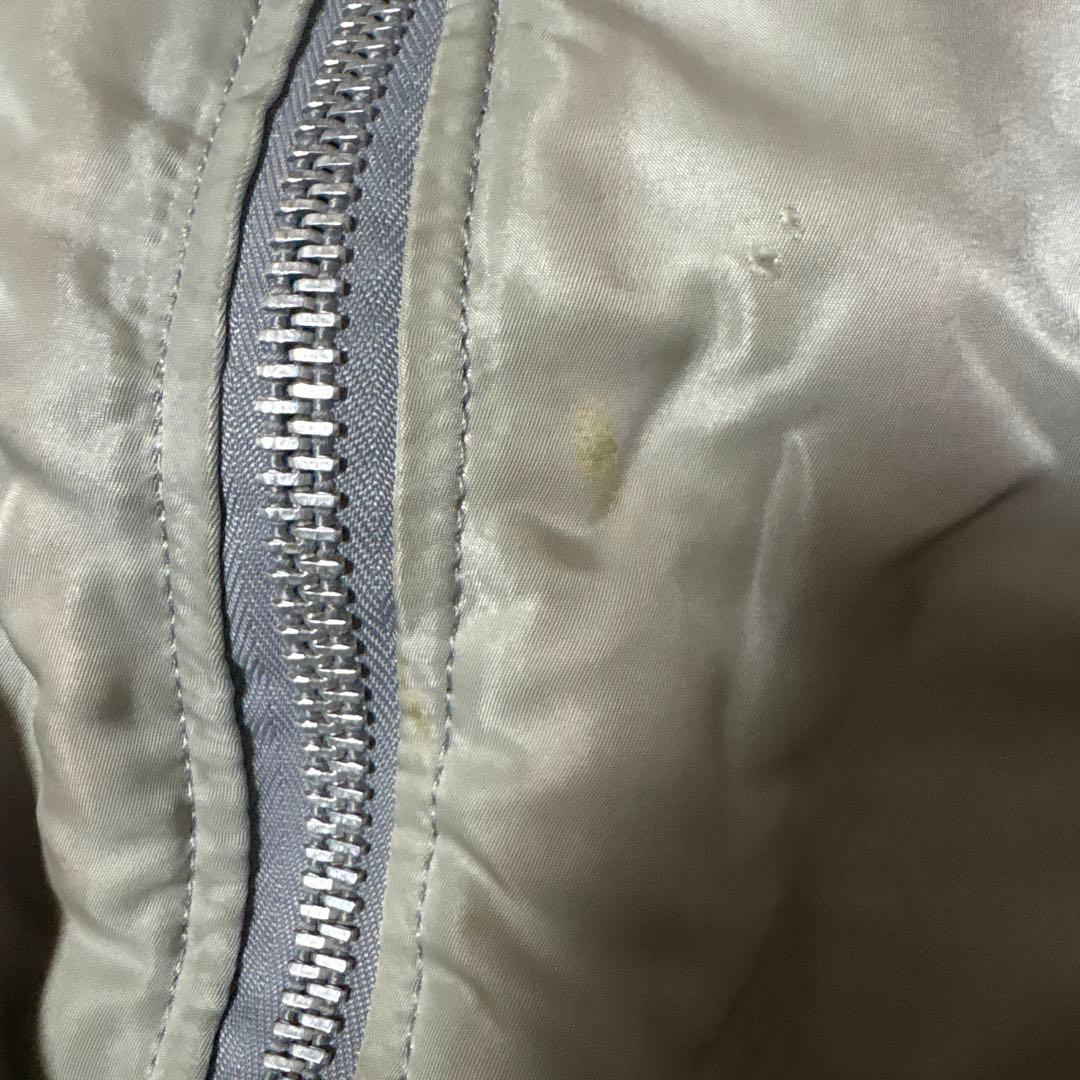 alpha ma1 90s 80s USA製 シルバー ldeal