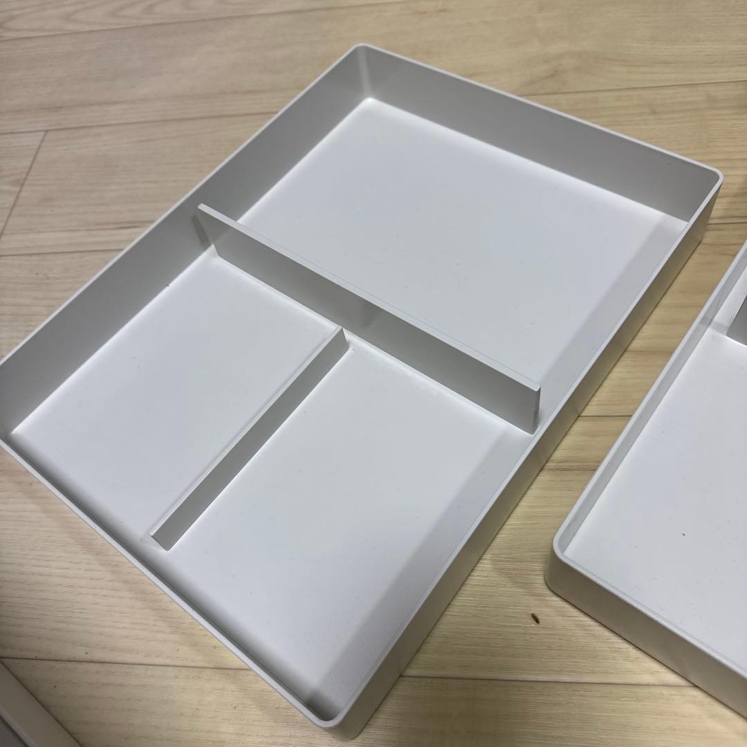 【無印良品】ABS樹脂 脚付トレー（4つセット）