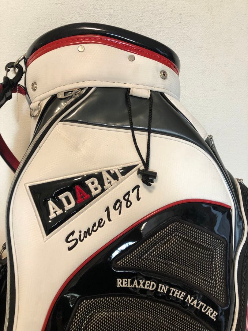 【送料込み】廃盤希少品　adabat アダバット　高級キャディバッグ　ゴルフ