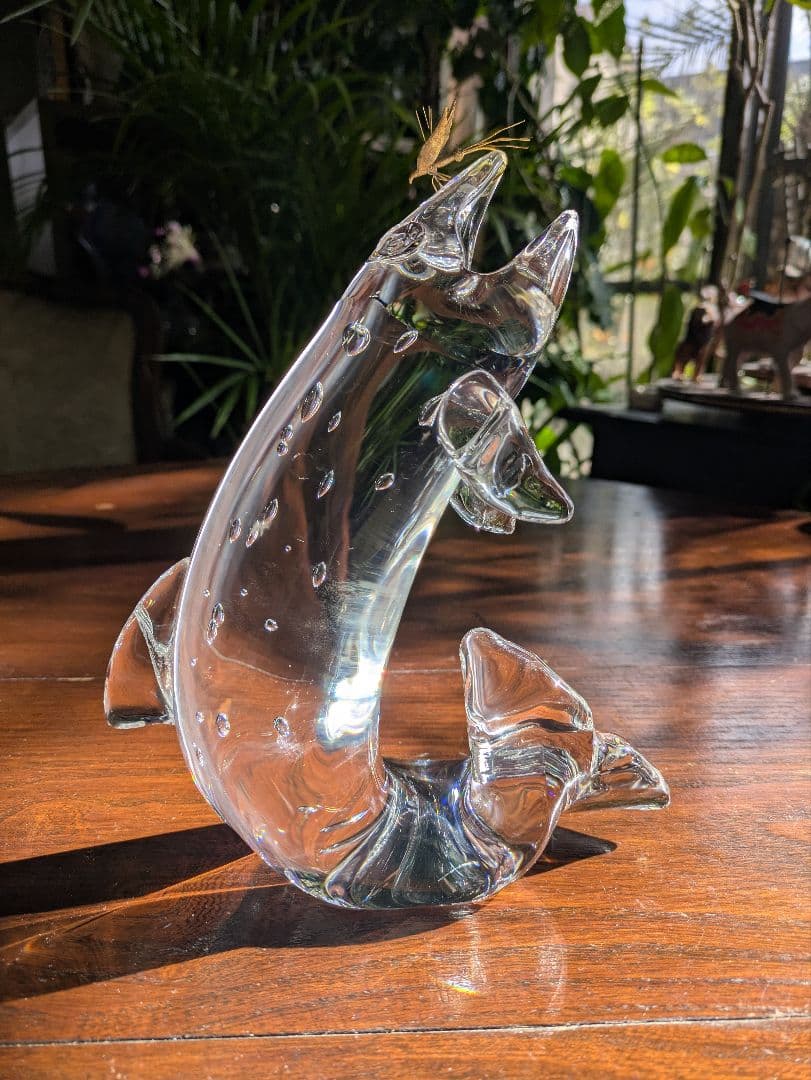 廃盤 STEUABEN Trout & Fly　希少 クリスタル 金　　訳あり