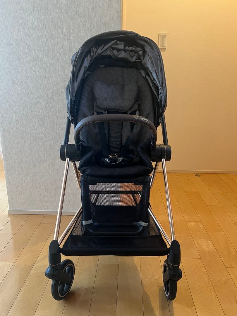 【こーが】CYBEXベビーカーミオス　ローズゴールド✕マンハッタングレー
