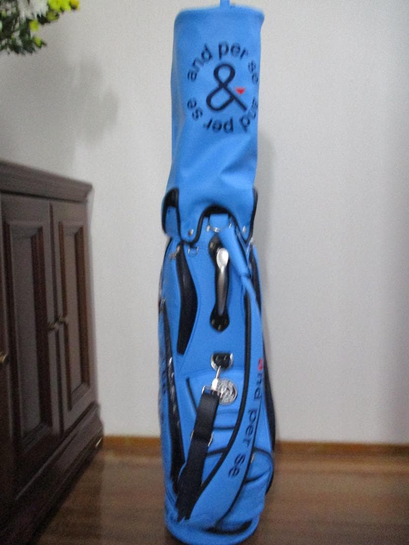 and per se キャディバッグ 青