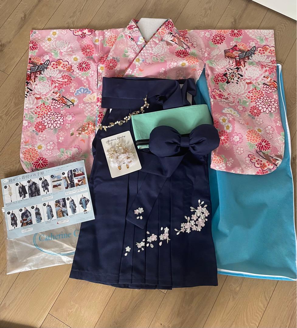 袴　キャサリンコテージ　110cm 髪飾りおまけ付き