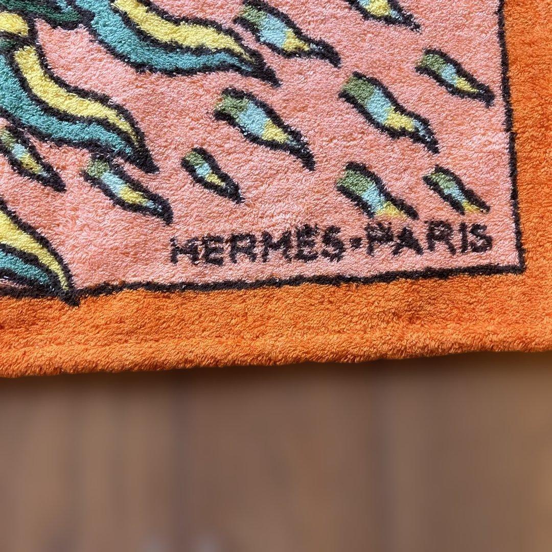 HERMES-PARIS 太陽デザイン バスマット　ビーチタオル ラグ
