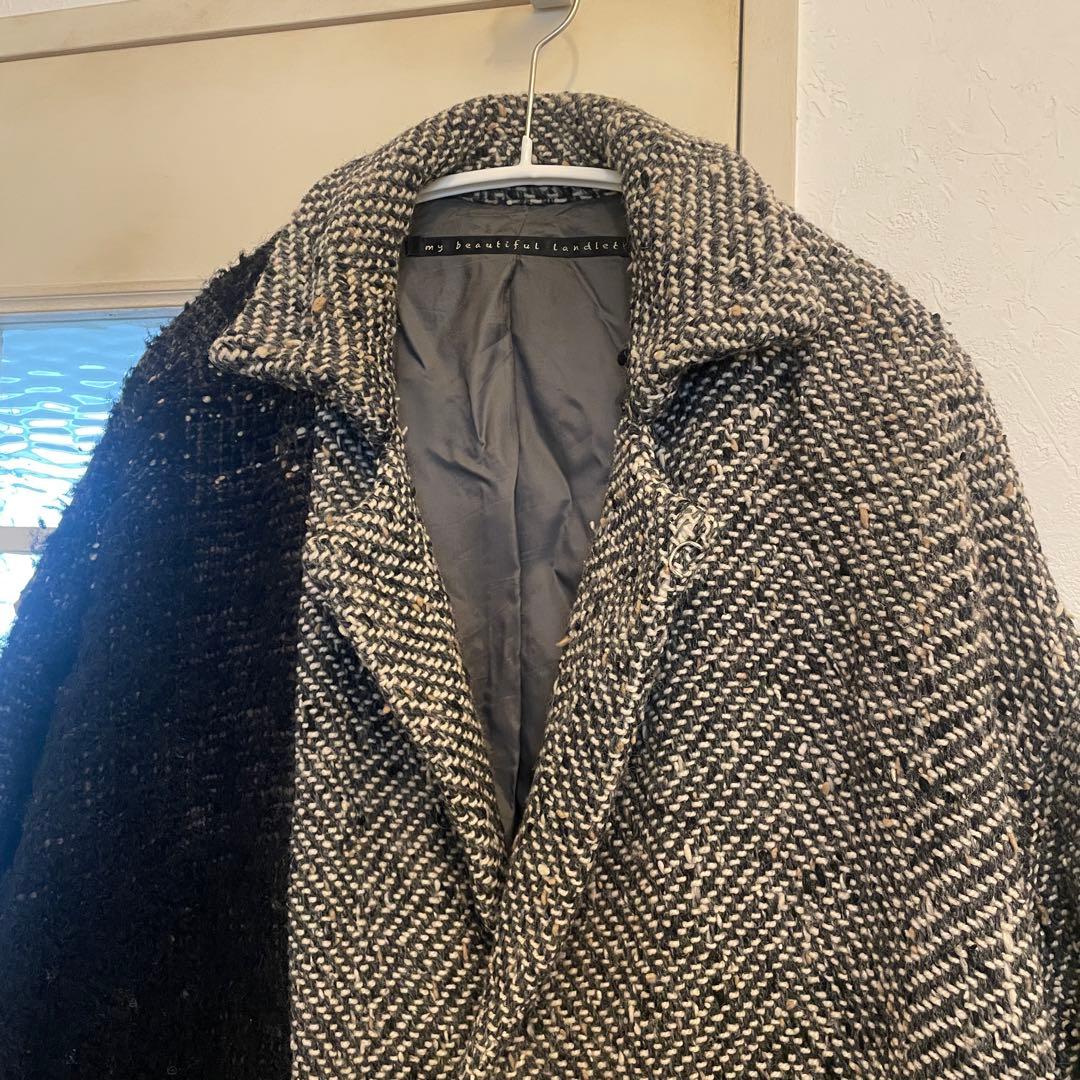 my beautiful landlet ビックネップワイドロングコート