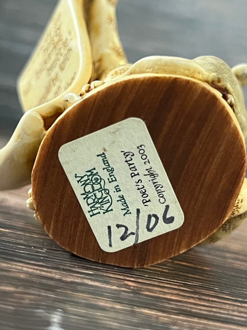 貴重　Poet's Party デビッド・ローレンス　置物　オブジェ　猫　鼠