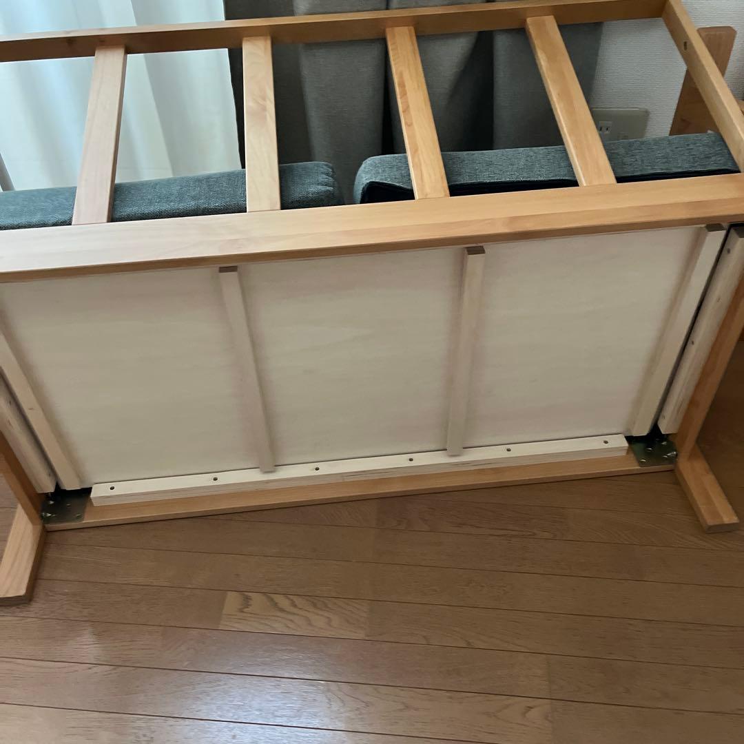 美品　無印良品　2人掛けソファー