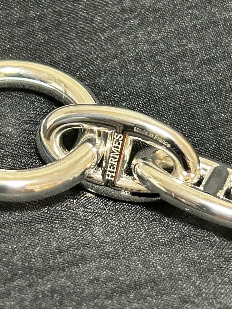 【新品未使用】HERMES シェーヌダンクル ブレスレット GM13コマ