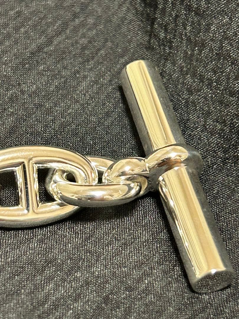 【新品未使用】HERMES シェーヌダンクル ブレスレット GM13コマ