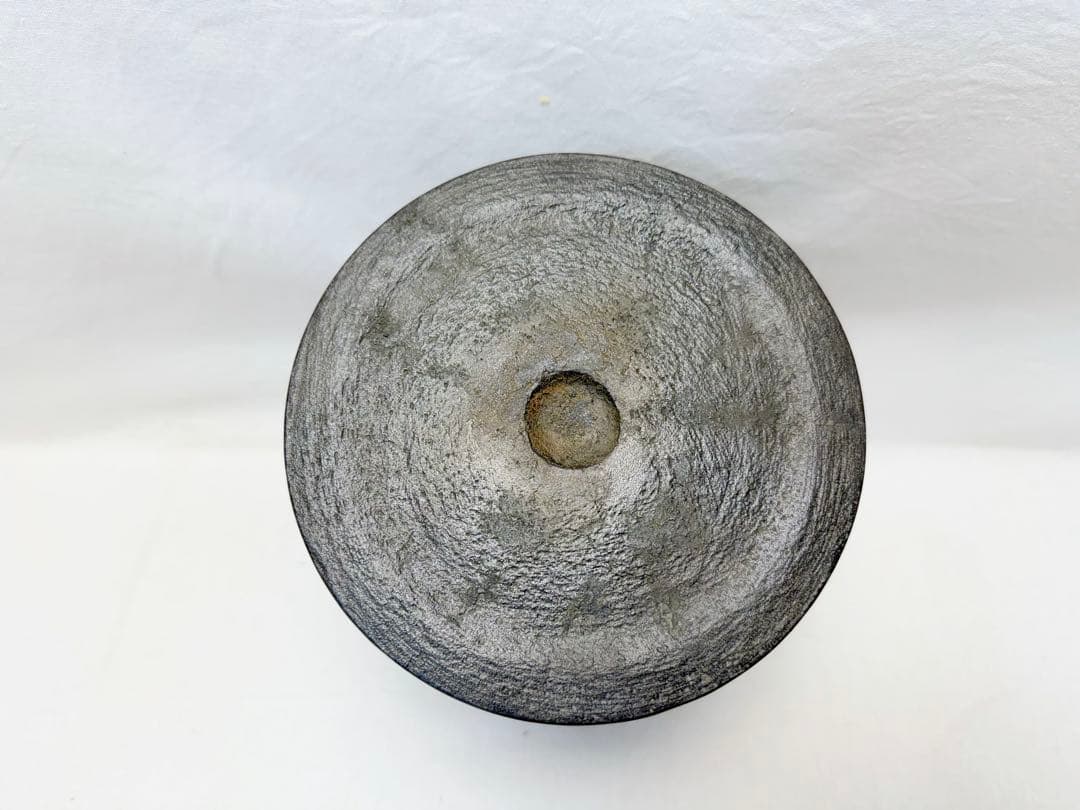 ほぼ未使用 茶道具 人間国宝 釜師 高橋敬典造 雲龍釜 釜印 共布 共箱