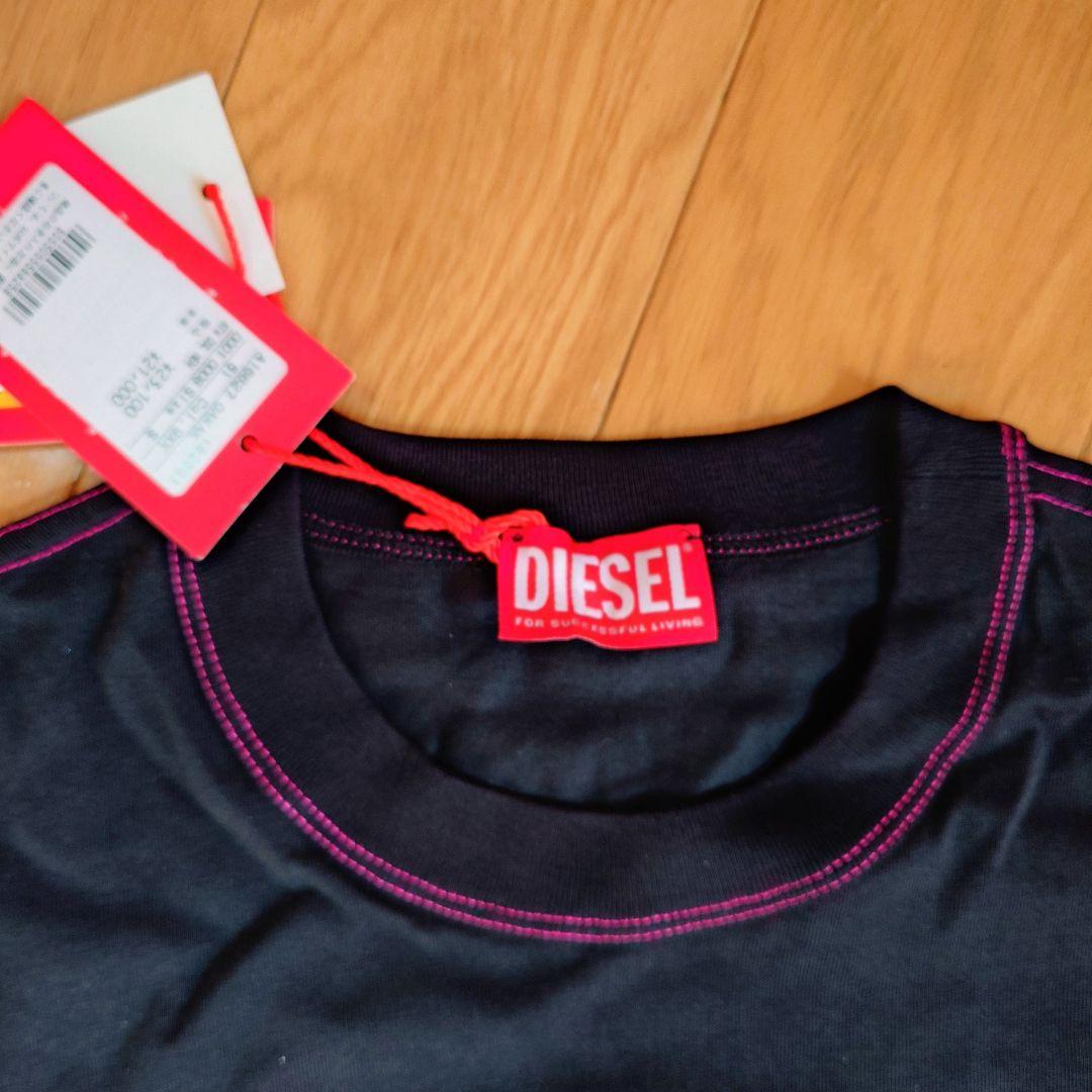 DIESEL 長袖Tシャツ ブラック　T-CRANE-LS-R1　S