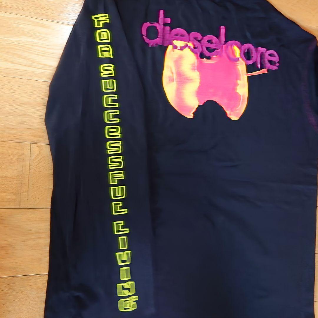 DIESEL 長袖Tシャツ ブラック　T-CRANE-LS-R1　S