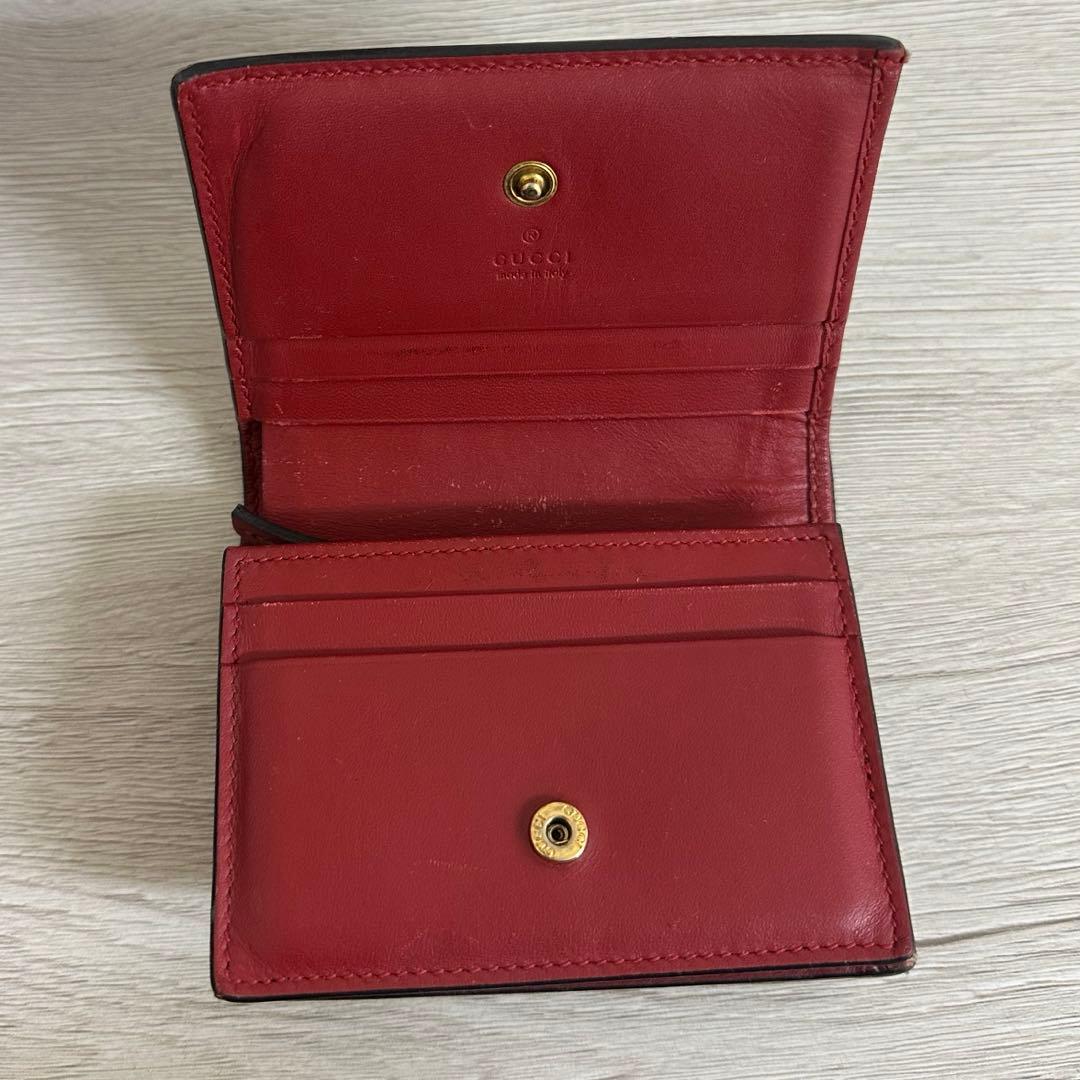 【即購入OK】Gucciグッチ チェリー GG柄 2つ折り財布