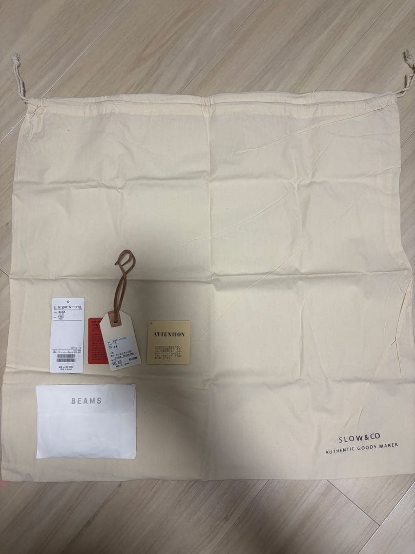 【美品】レザートートバッグ SLOW✕BEAMS /別注 tote 即購入OK⭕️