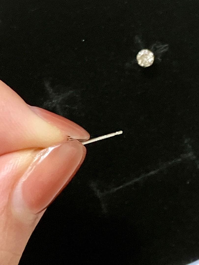 ダイヤモンド プラチナピアス（0.2ct×2)
