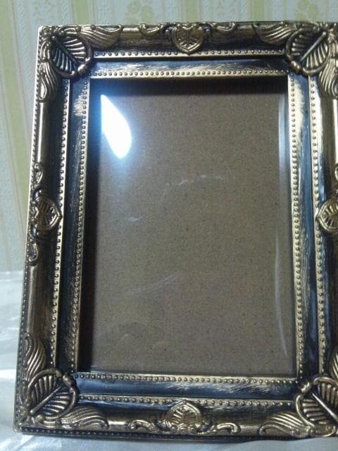 ２個セット☆ クラシカル フォトフレーム ＊ブラック ゴールド b