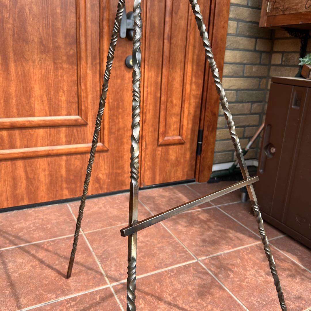 ショップ看板スタンド　マルシェ看板スタンド　アイアン看板スタンド　什器