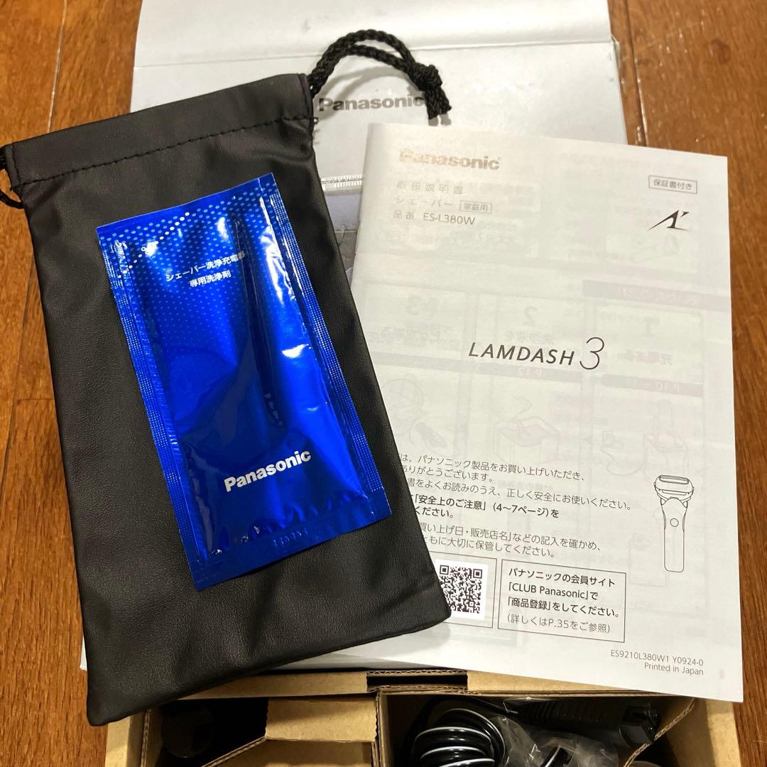 Panasonic メンズシェーバー ES-L380W-A 展示品