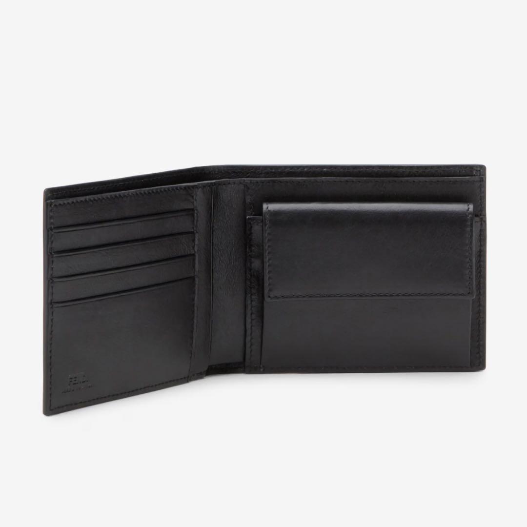 FENDI ケース付き二つ折り財布 グレーファブリック 二つ折り財布